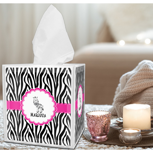 Zebra Tissue Box - LIFESTYLE