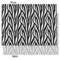 Zebra Tissue Paper - Lightweight - Medium - Front & Back