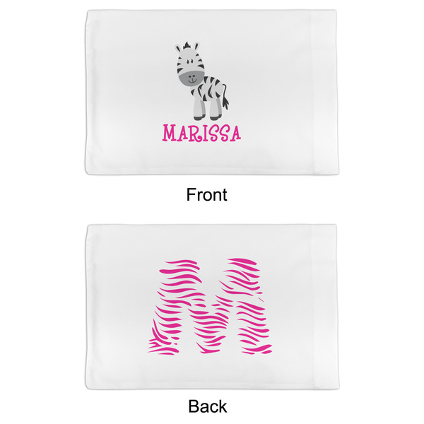 Zebra Toddler Pillow Case - APPROVAL (partial print)