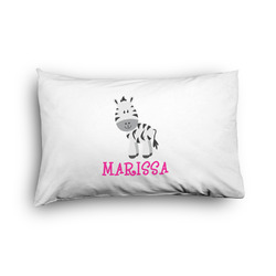 Zebra Pillow Case - Toddler - Graphic (Personalized)
