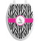 Zebra Toilet Seat Decal - Elongated (Personalized)