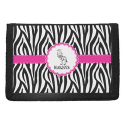 Zebra Trifold Wallet (Personalized)