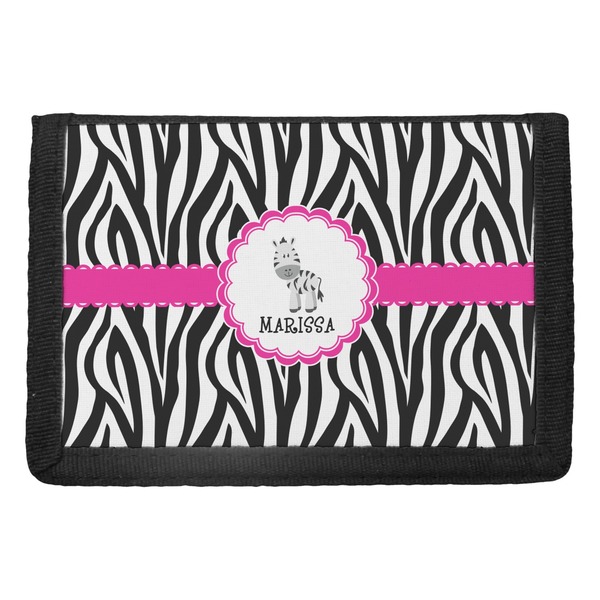 Custom Zebra Trifold Wallet (Personalized)