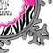 Zebra Vintage Snowflake - Detail