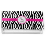 Zebra Vinyl Checkbook Cover (Personalized)