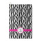 Zebra Waffle Weave Golf Towel (Personalized)