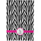 Zebra Waffle Weave Towel - Full Color Print - Approval Image