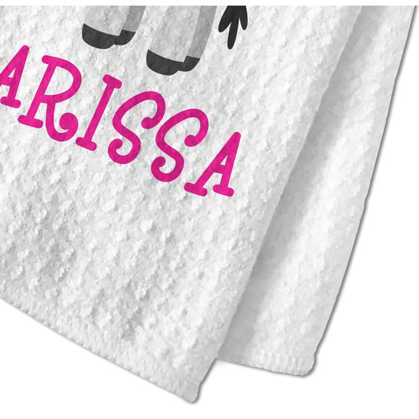 Zebra Waffle Weave Towel - Closeup of Material Image