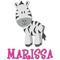 Zebra Wall Graphic Decal