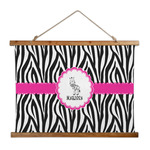 Zebra Wall Hanging Tapestry - Wide (Personalized)