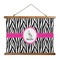 Zebra Wall Hanging Tapestry - Wide (Personalized)