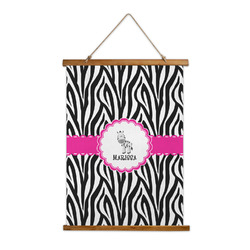 Zebra Wall Hanging Tapestry - Tall (Personalized)