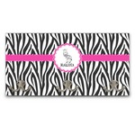 Zebra Wall Mounted Coat Rack (Personalized)