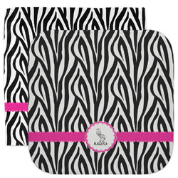 Zebra Facecloth / Wash Cloth (Personalized)