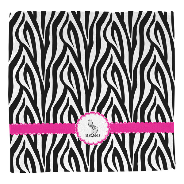 Zebra Washcloth - Front - No Soap