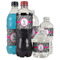 Zebra Water Bottle Label - Multiple Bottle Sizes