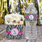 Zebra Water Bottle Label - w/ Favor Box