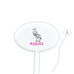 Zebra Oval Plastic Stir Sticks (Personalized)
