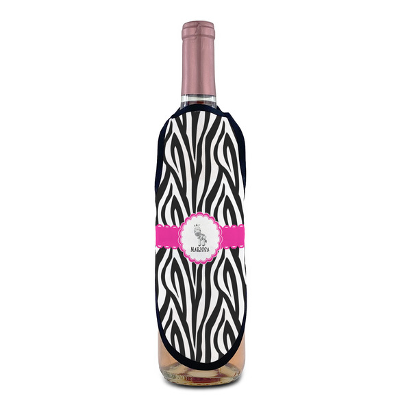 Zebra Wine Bottle Apron - IN CONTEXT