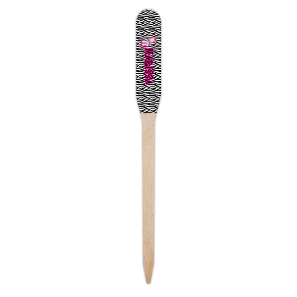 Zebra Wooden Food Pick - Paddle - Single Pick