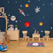 Zebra Woven Floor Mat - LIFESTYLE (child's bedroom)
