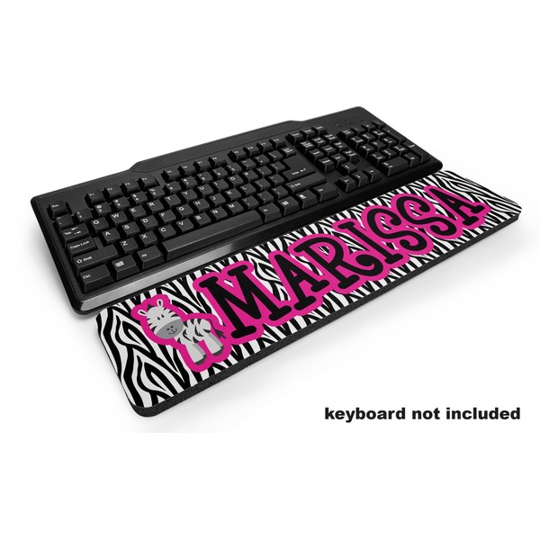 Custom Zebra Keyboard Wrist Rest (Personalized)