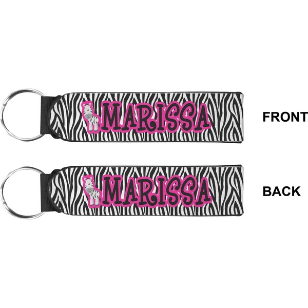 Zebra Wristlet (Front + Back)