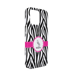 Zebra iPhone Case - Plastic - iPhone 13 Mini (Personalized)