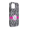 Zebra iPhone Case - Rubber Lined - iPhone 13 Pro (Personalized)