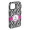 Zebra iPhone 15 Plus Tough Case - Angle
