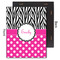 Zebra Print & Polka Dots 11x14 Wood Print - Front & Back View