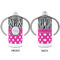 Zebra Print & Polka Dots 12 oz Stainless Steel Sippy Cups - APPROVAL