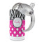 Zebra Print & Polka Dots 12 oz Stainless Steel Sippy Cups - Top Off
