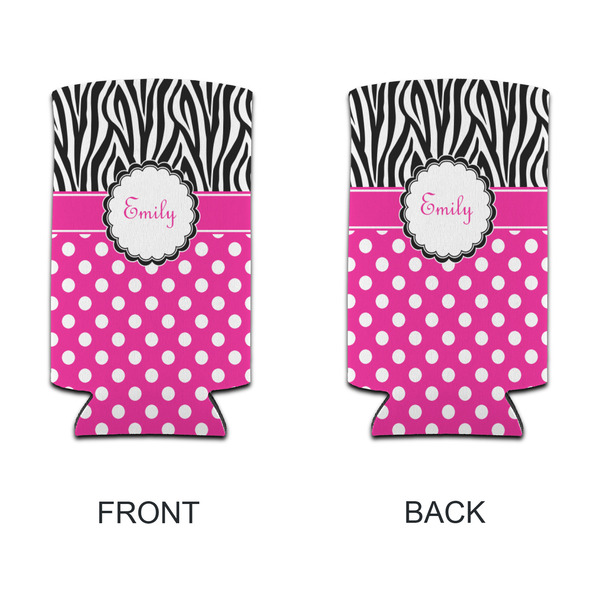 Zebra Print & Polka Dots 12oz Tall Can Sleeve - APPROVAL