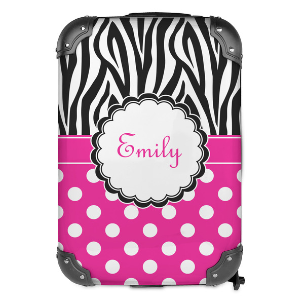 Zebra Print & Polka Dots 13" Hard Shell Backpacks - FRONT