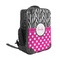 Zebra Print & Polka Dots 15" Backpack - ANGLE VIEW