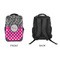 Zebra Print & Polka Dots 15" Backpack - APPROVAL