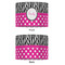Zebra Print & Polka Dots 16" Drum Lampshade - APPROVAL (Fabric)