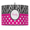 Zebra Print & Polka Dots Drum Pendant Lamp (Personalized)
