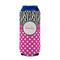 Zebra Print & Polka Dots 16oz Can Sleeve - FRONT (on can)