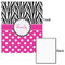 Zebra Print & Polka Dots 16x20 - Matte Poster - Front & Back
