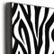 Zebra Print & Polka Dots 16x20 Wood Print - Closeup