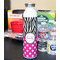 Zebra Print & Polka Dots 20oz Water Bottles - Full Print - In Context