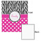 Zebra Print & Polka Dots 20x24 - Matte Poster - Front & Back