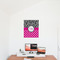 Zebra Print & Polka Dots 20x24 - Matte Poster - On the Wall