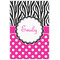 Zebra Print & Polka Dots 20x30 - Canvas Print - Front View