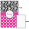 Zebra Print & Polka Dots 20x30 - Matte Poster - Front & Back