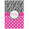Zebra Print & Polka Dots Poster - Matte - 24x36 (Personalized)
