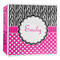 Zebra Print & Polka Dots 3-Ring Binder - 2 inch (Personalized)