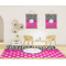 Zebra Print & Polka Dots 8'x10' Indoor Area Rugs - IN CONTEXT